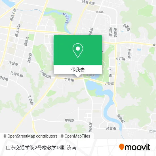 山东交通学院2号楼教学D座地图