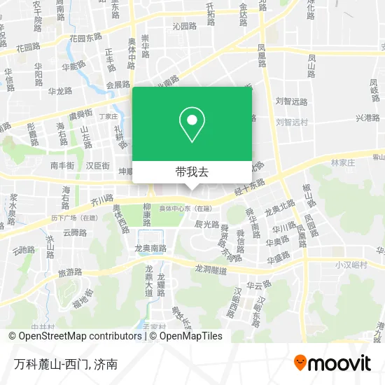 万科麓山-西门地图