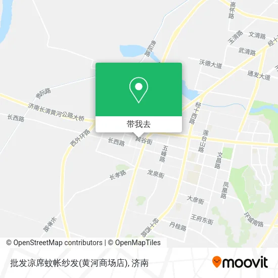 批发凉席蚊帐纱发(黄河商场店)地图