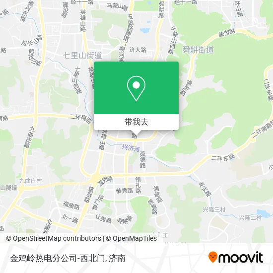 金鸡岭热电分公司-西北门地图