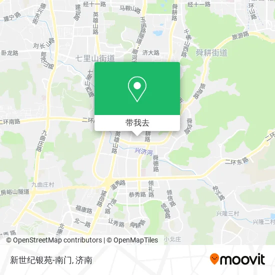 新世纪银苑-南门地图