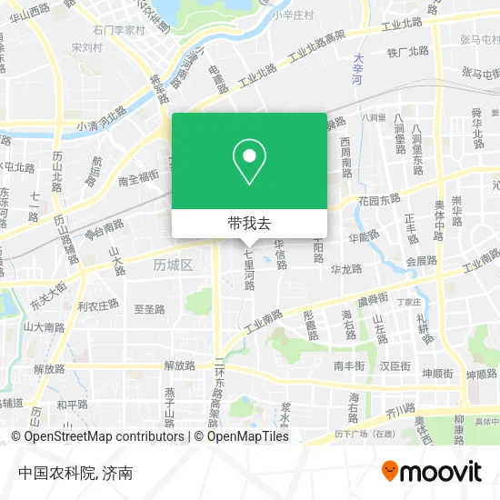 中国农科院地图