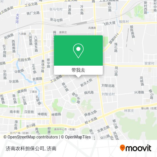 济南农科担保公司地图