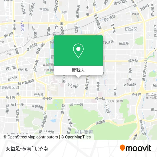 安益足-东南门地图