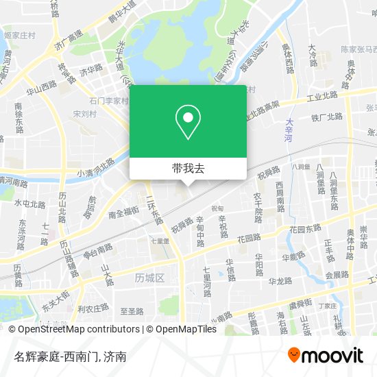 名辉豪庭-西南门地图