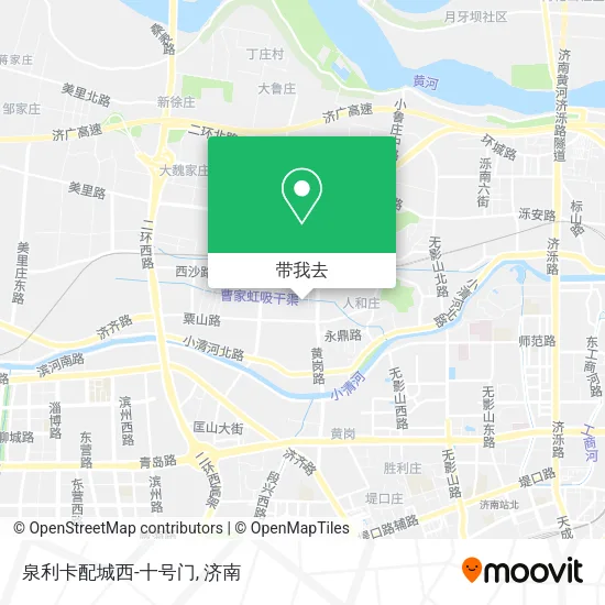 泉利卡配城西-十号门地图