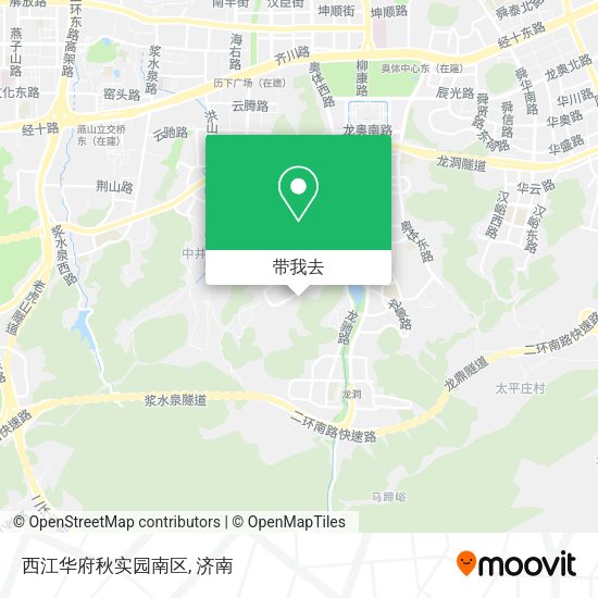 西江华府秋实园南区地图