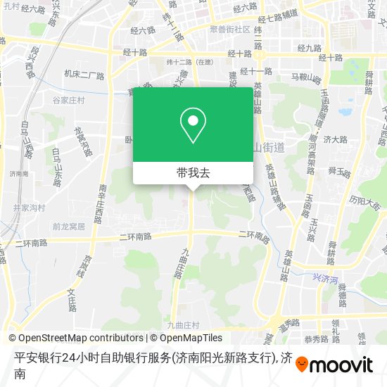 平安银行24小时自助银行服务(济南阳光新路支行)地图