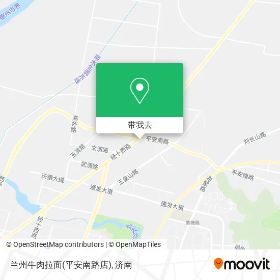 兰州牛肉拉面(平安南路店)地图
