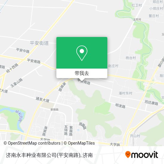 济南永丰种业有限公司(平安南路)地图