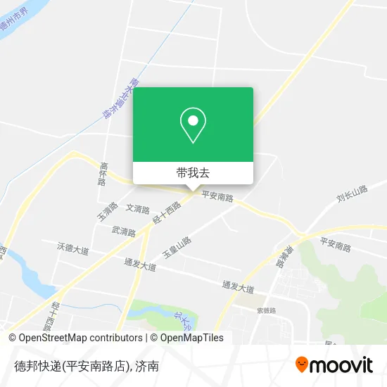 德邦快递(平安南路店)地图