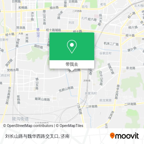 刘长山路与魏华西路交叉口地图