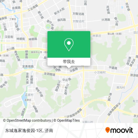 东城逸家逸俊园-1区地图