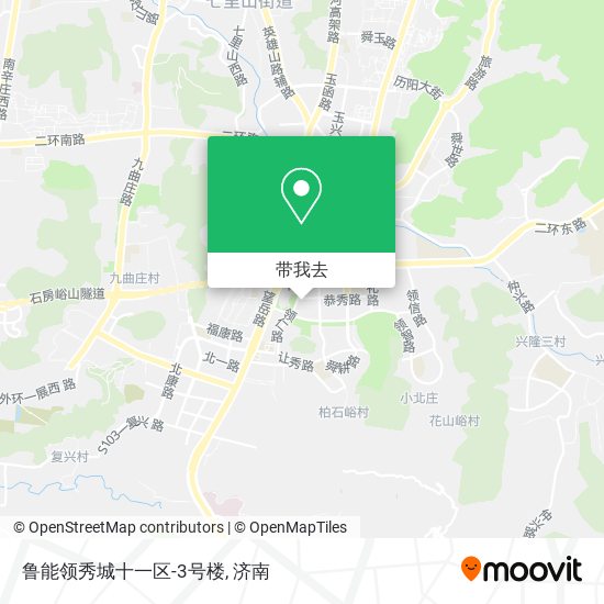 鲁能领秀城十一区-3号楼地图