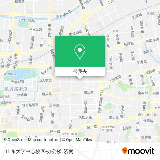 山东大学中心校区-办公楼地图