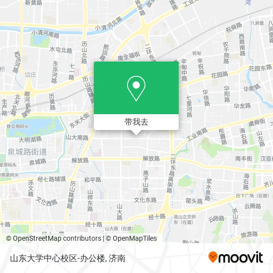 山东大学中心校区-办公楼地图