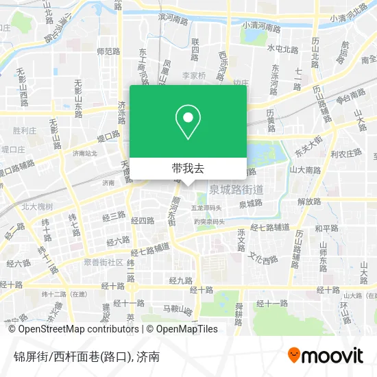 锦屏街/西杆面巷(路口)地图