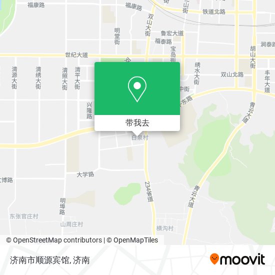 济南市顺源宾馆地图