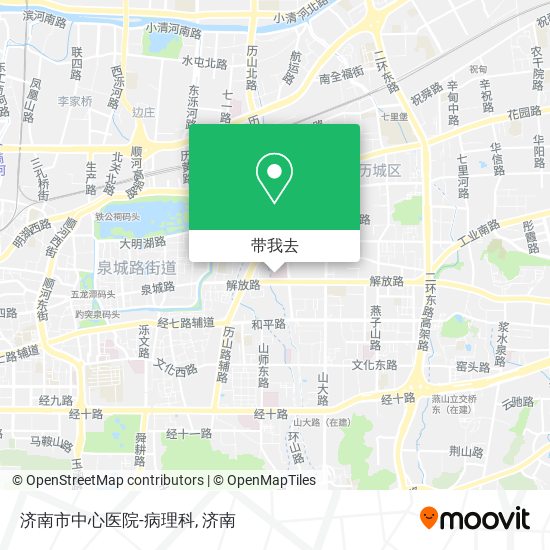 济南市中心医院-病理科地图