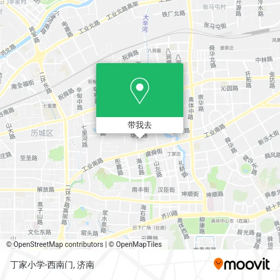 丁家小学-西南门地图