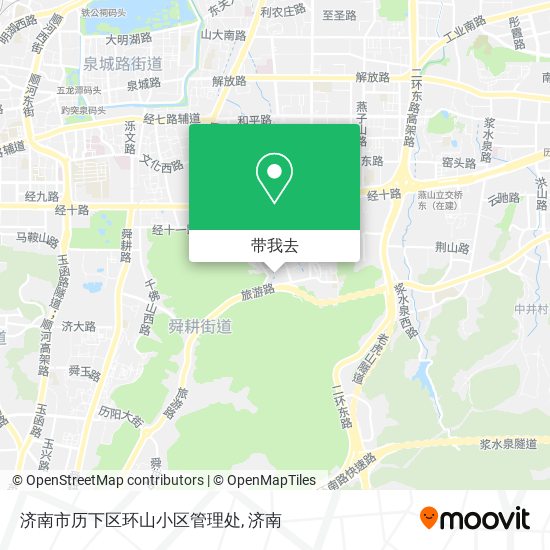 济南市历下区环山小区管理处地图