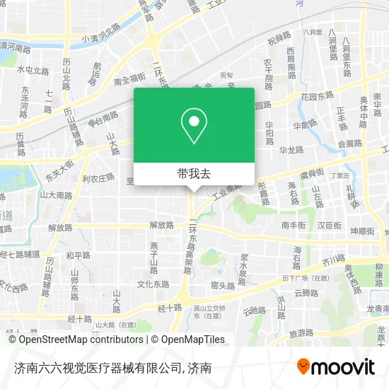 济南六六视觉医疗器械有限公司地图