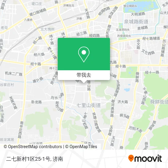 二七新村1区25-1号地图