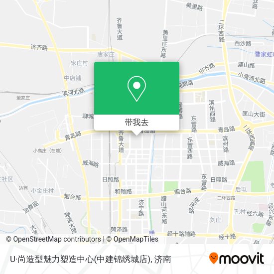 U·尚造型魅力塑造中心(中建锦绣城店)地图