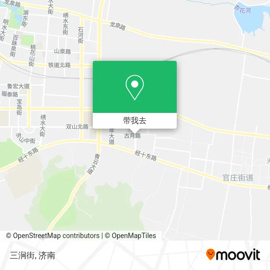 三涧街地图