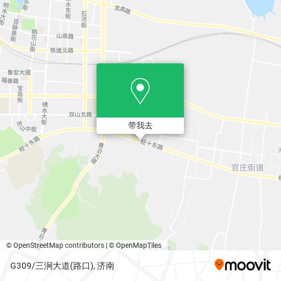 G309/三涧大道(路口)地图