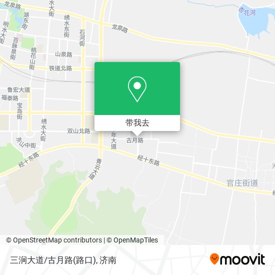 三涧大道/古月路(路口)地图