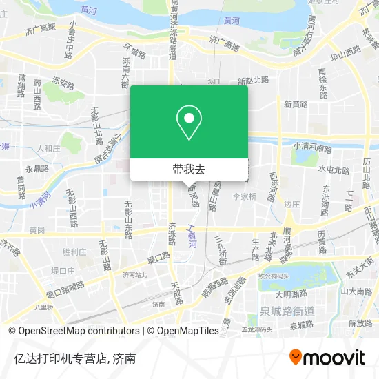 亿达打印机专营店地图