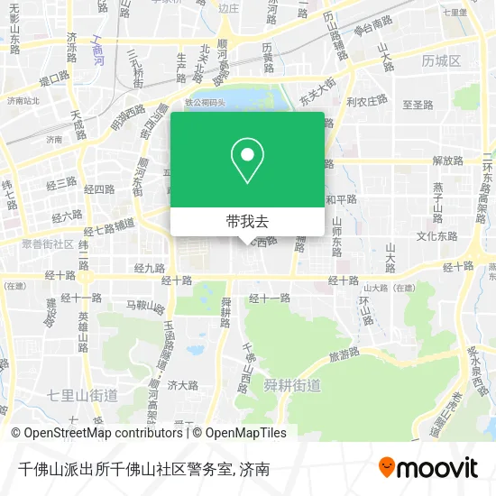 千佛山派出所千佛山社区警务室地图