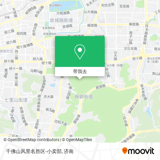 千佛山风景名胜区-小卖部地图
