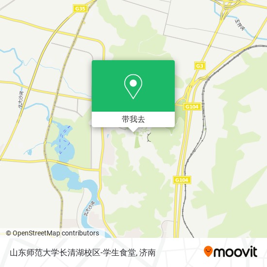 山东师范大学长清湖校区-学生食堂地图