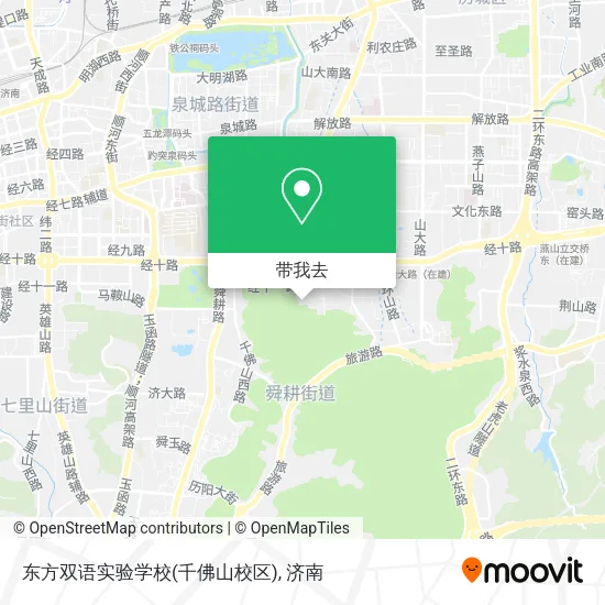 东方双语实验学校(千佛山校区)地图