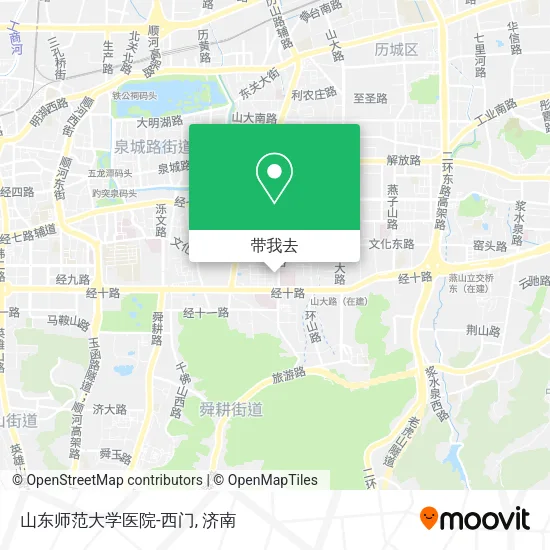 山东师范大学医院-西门地图