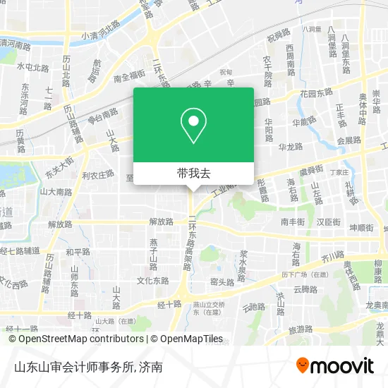 山东山审会计师事务所地图