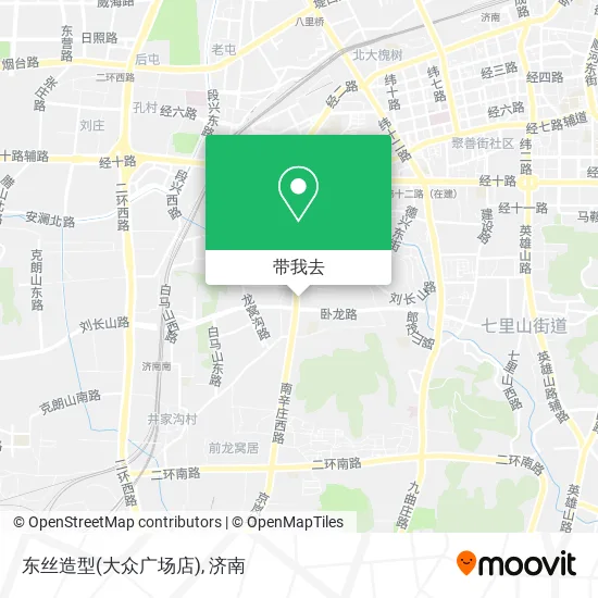 东丝造型(大众广场店)地图