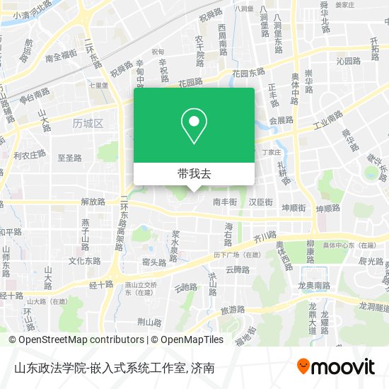 山东政法学院-嵌入式系统工作室地图