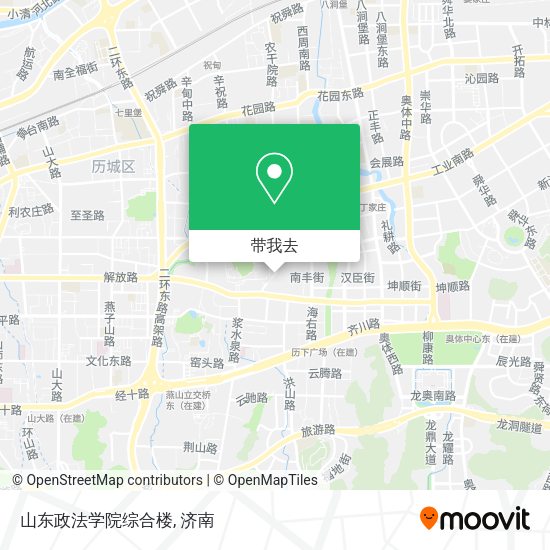 山东政法学院综合楼地图