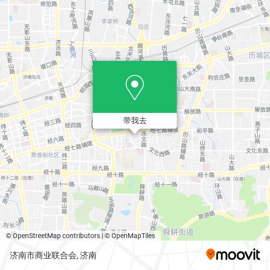 济南市商业联合会地图