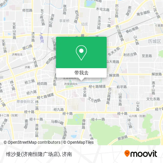 维沙曼(济南恒隆广场店)地图