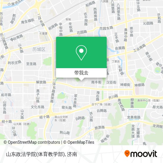 山东政法学院(体育教学部)地图