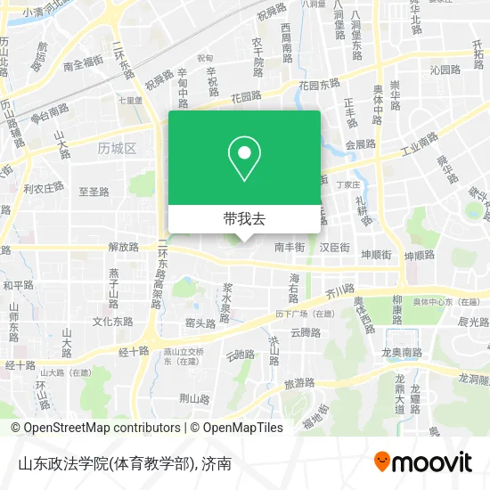 山东政法学院(体育教学部)地图