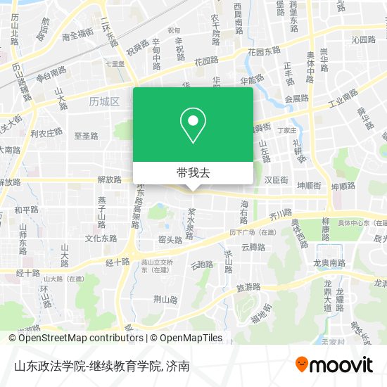 山东政法学院-继续教育学院地图
