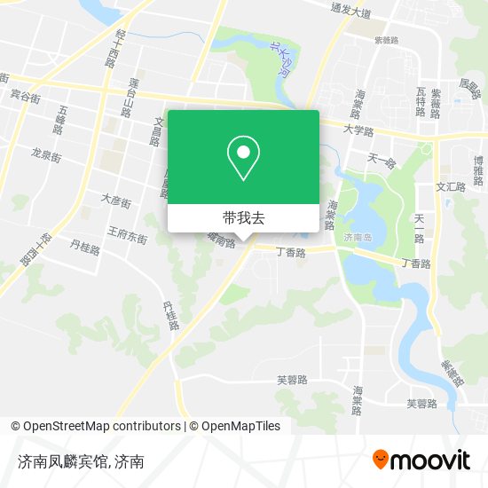 济南凤麟宾馆地图