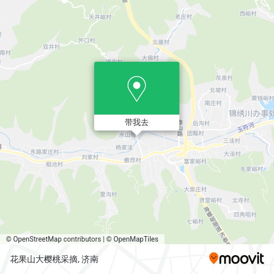 花果山大樱桃采摘地图