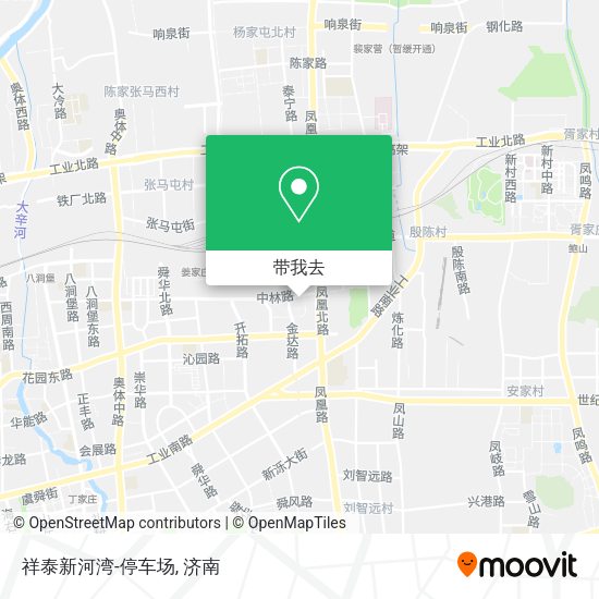 祥泰新河湾-停车场地图
