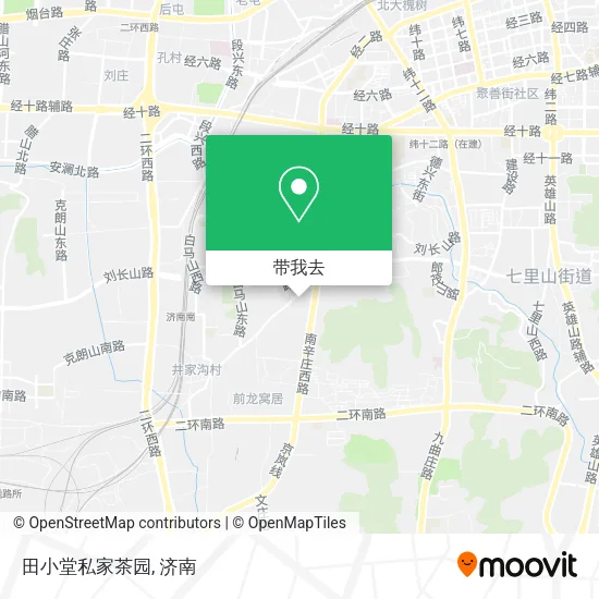 田小堂私家茶园地图